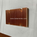 Copper Skived Heatsink CNC Machining Skiving Heat Sink